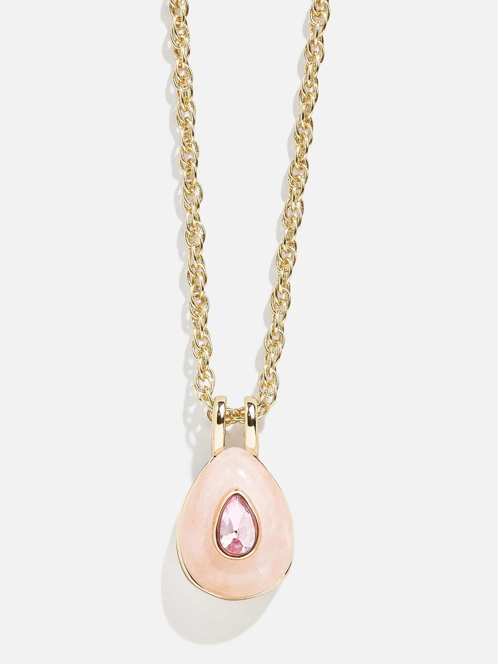 Semi-Precious Teardrop Birthstone Necklace | BaubleBar (US)