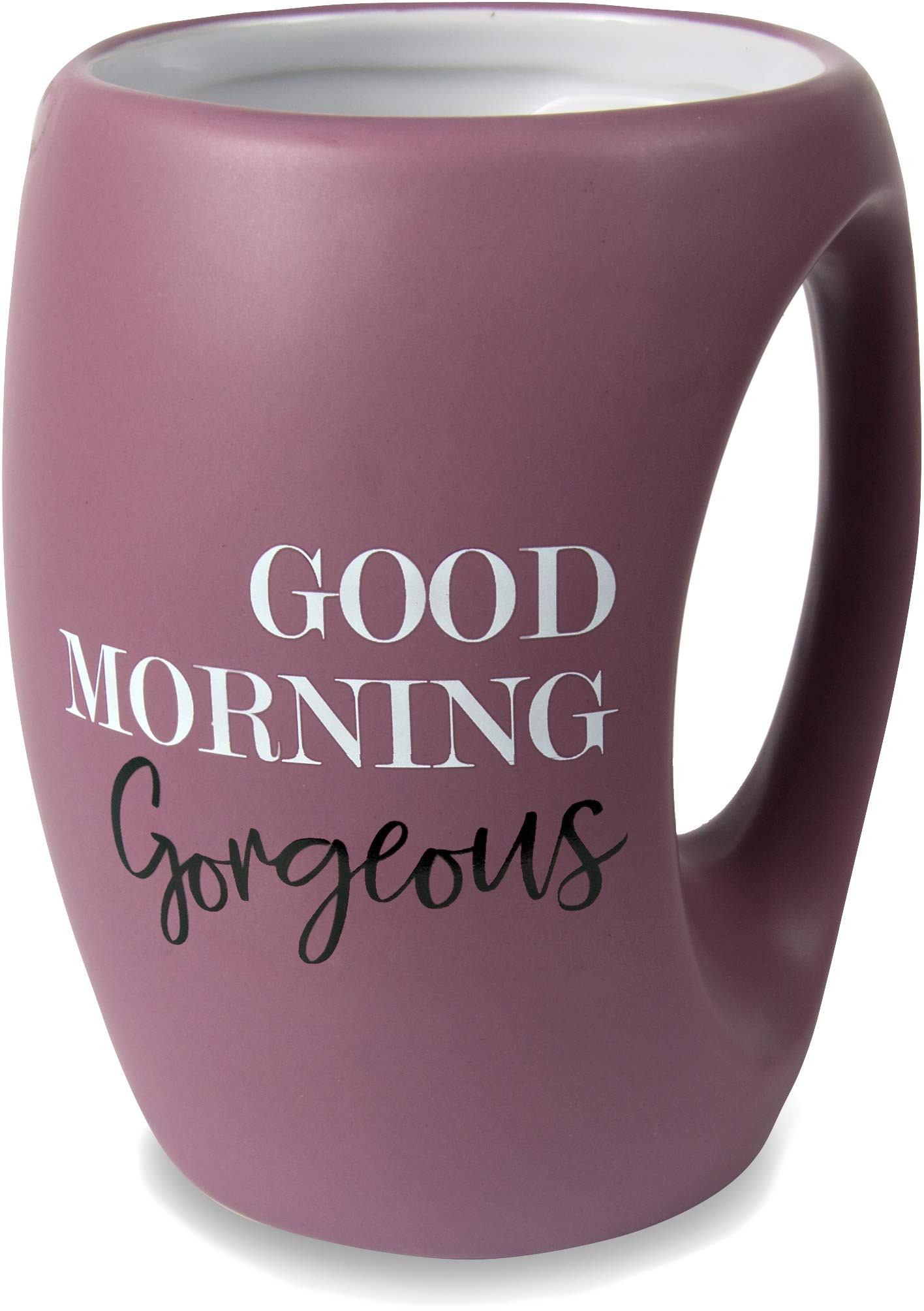 Pavilion Gift Company Good Morning Gorgeous 16 oz Mug, 1 Count (Pack of 1), Purple | Amazon (US)