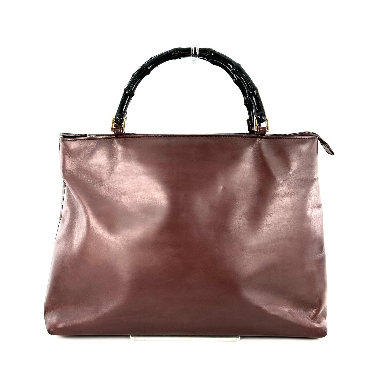 GUCCI Bamboo Hand Bag Leather From Japan | eBay US