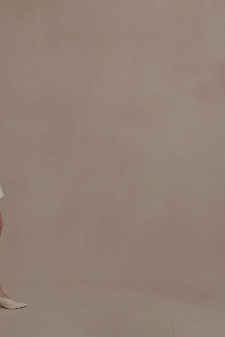Melinda Structured Vest Top - Ivory | MESHKI US