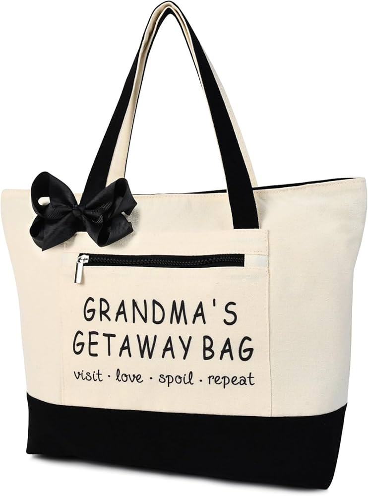 Grandma Gifts, Tote Bag Grandma Birthday Gifts, Mothers Day Gifts for Grandma, Christmas Gifts fo... | Amazon (US)
