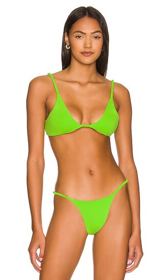 Girl Crush Bralette Bikini Top in Viper | Revolve Clothing (Global)