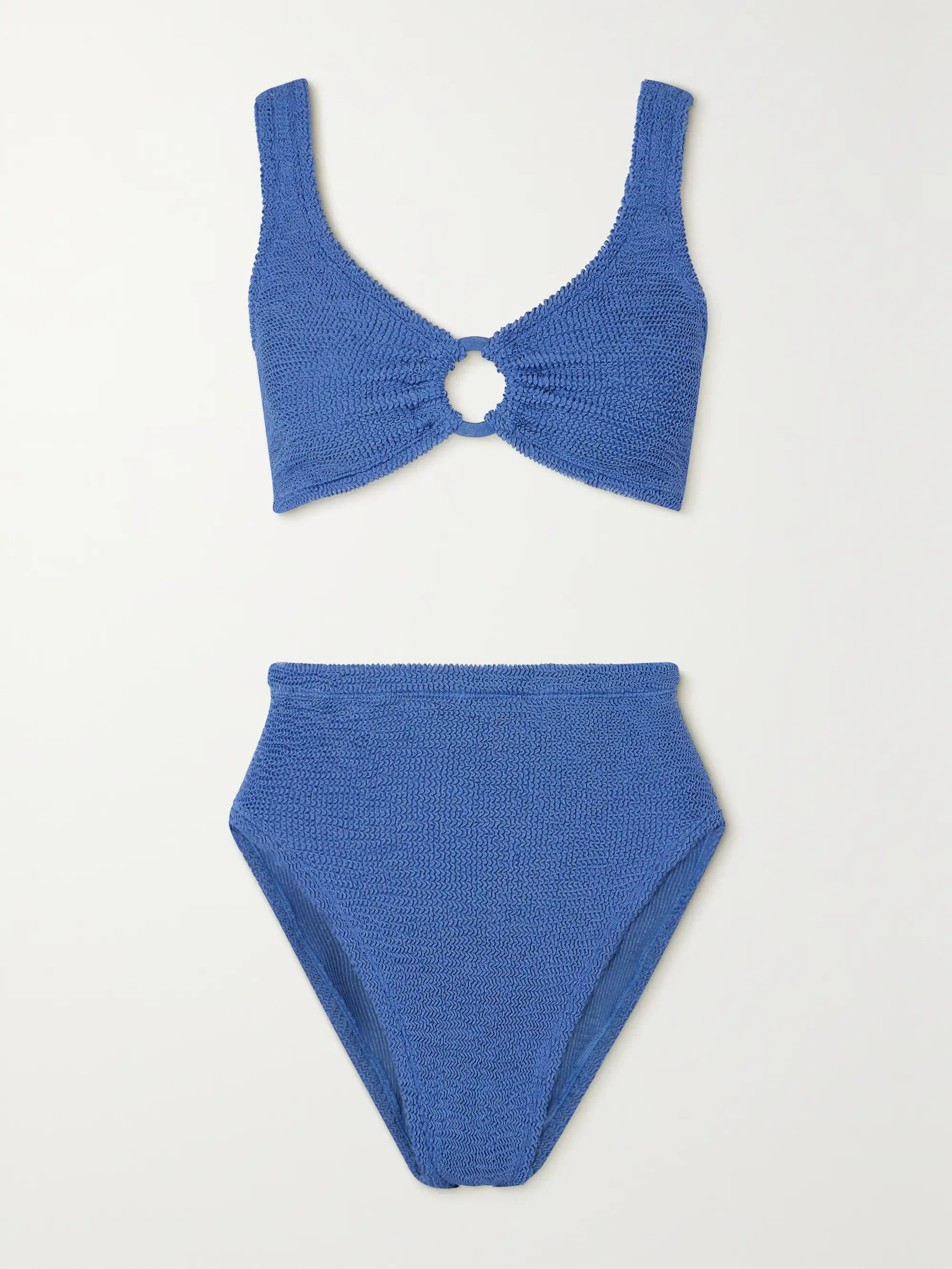 Nadine metallic seersucker bikini | NET-A-PORTER (US)