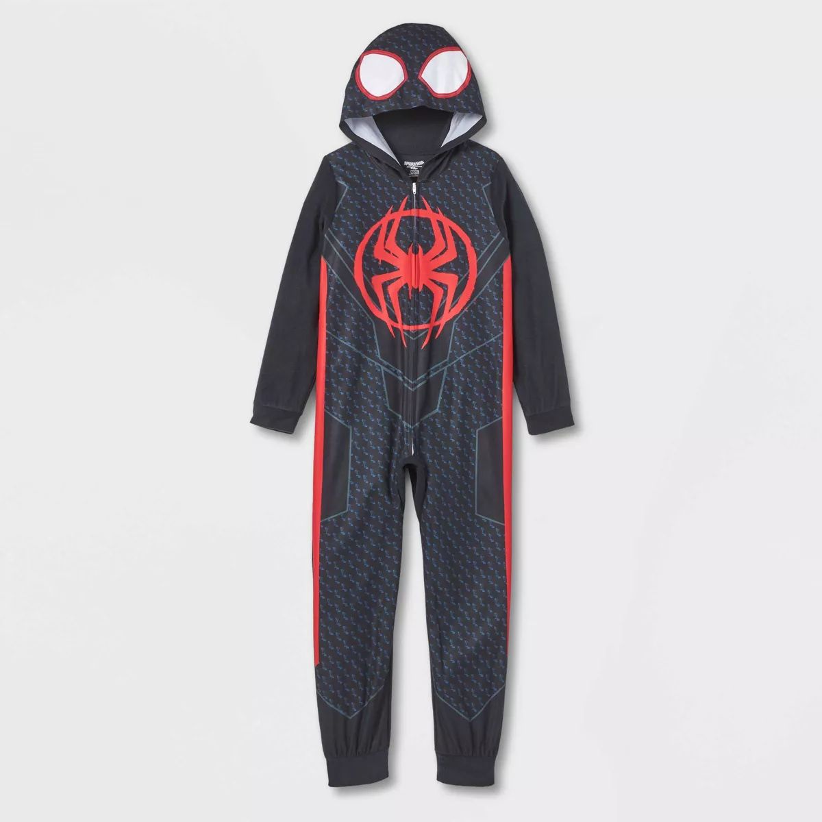 Boys' Marvel Spider-Man: Miles Morales Blanket Sleeper - Black | Target