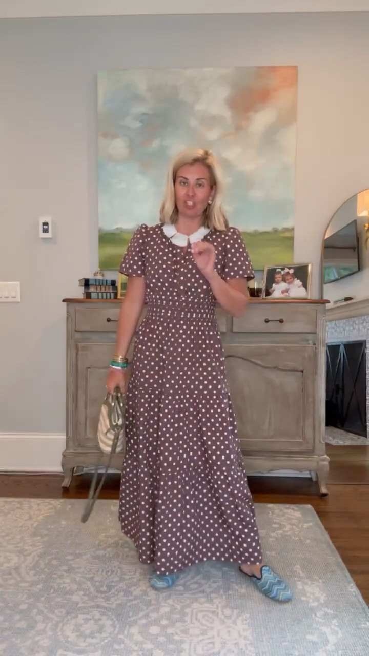 Nothing basic about this dress!! Yall sold it out in second last time I wore it! I’m in xs dress, jacket and 8 shoes tts. 

*use Catherine20 for 20% off my bracelets

#LTKdayinmylife #LTKSeasonal #LTKOver40