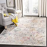 Safavieh Madison Collection MAD611F Boho Chic Floral Medallion Trellis Distressed Area Rug, 8' x 10' | Amazon (US)