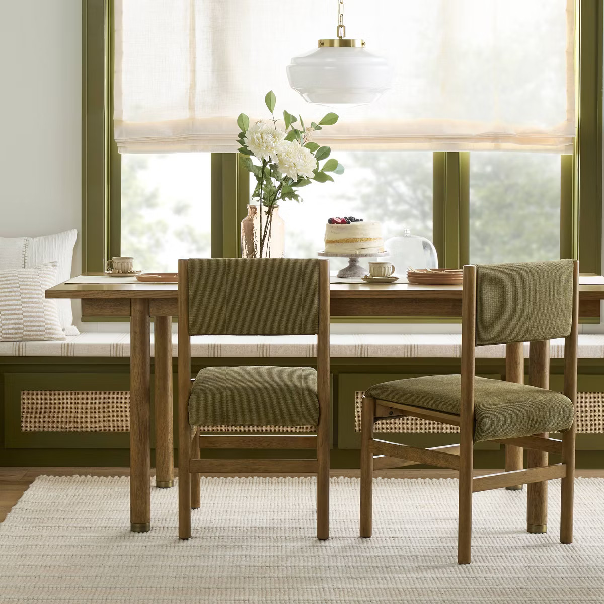 Dowel Leg Wooden Dining Table Brown - Hearth & Hand™ with Magnolia | Target