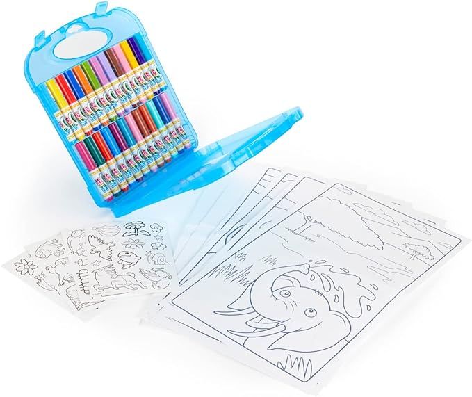 Crayola Color Wonder Mess Free Coloring Kit (50+ Pcs), Includes Carrying Case, Mess Free Markers,... | Amazon (US)