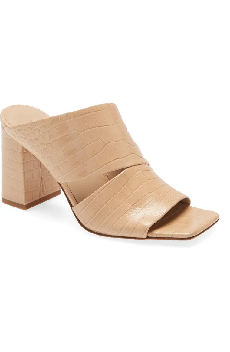 Nelda Square Toe Slide Sandal | Nordstrom