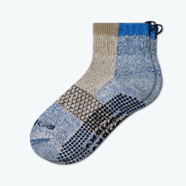 Men's Merino Wool Blend Gripper House Socks | Bombas Socks