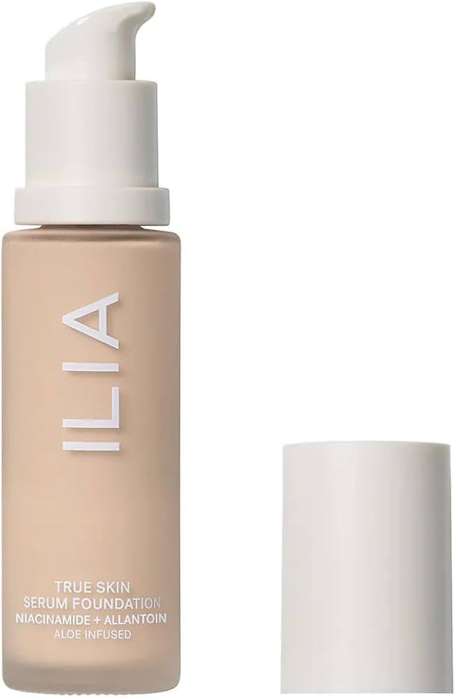 ILIA - True Skin Serum Foundation | Non-comedogenic, Cruelty-Free, Vegan, Weightless Feel, Builda... | Amazon (US)
