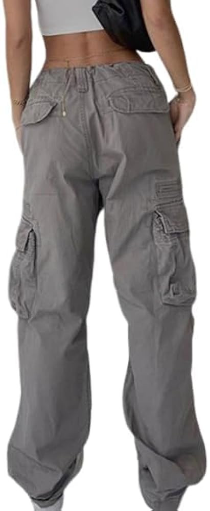 EMMIOL Cargo Pants for Women Y2K Clothing High Waisted Travel Tactical Streetwear Casual Pants wi... | Amazon (US)