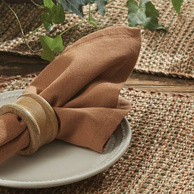 Ginger Tweed Dinner Napkin Set of 4 | Antique Farm House