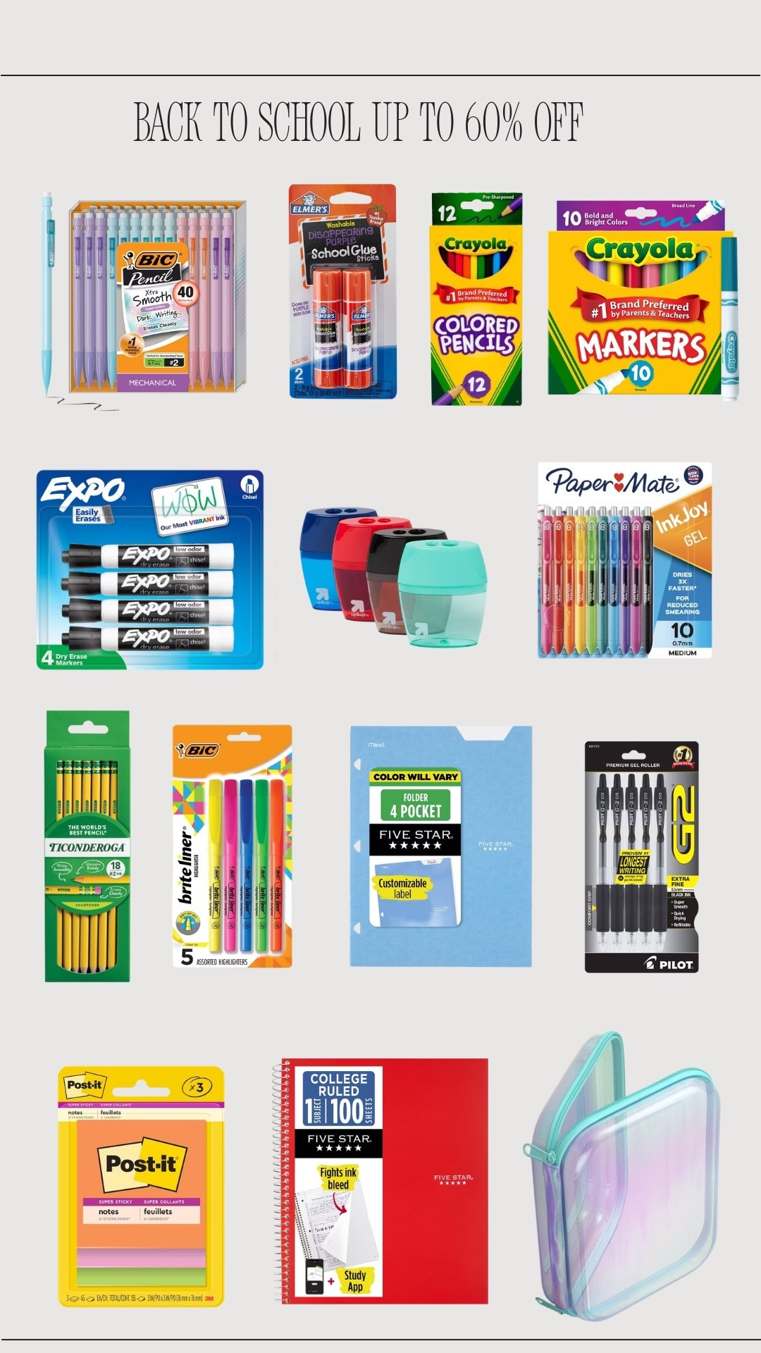 Back to school up to 60% off target

#LTKmomlife #LTKmorningroutine #LTKHome