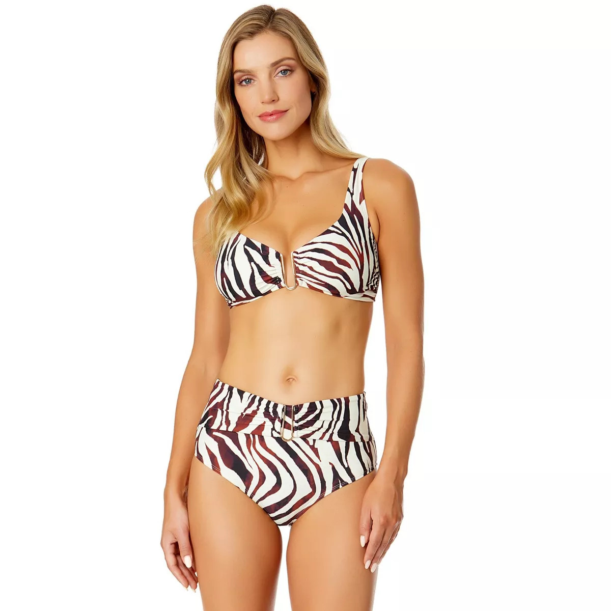 Women's Tiger Dance Ring Front Underwire Bikini Swim Top | Target
