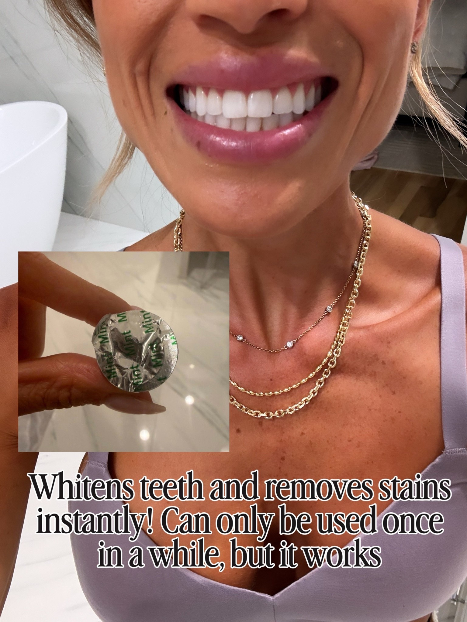 These make your teeth white and polished! You can’t use often like maybe every few weeks

#LTKBeauty