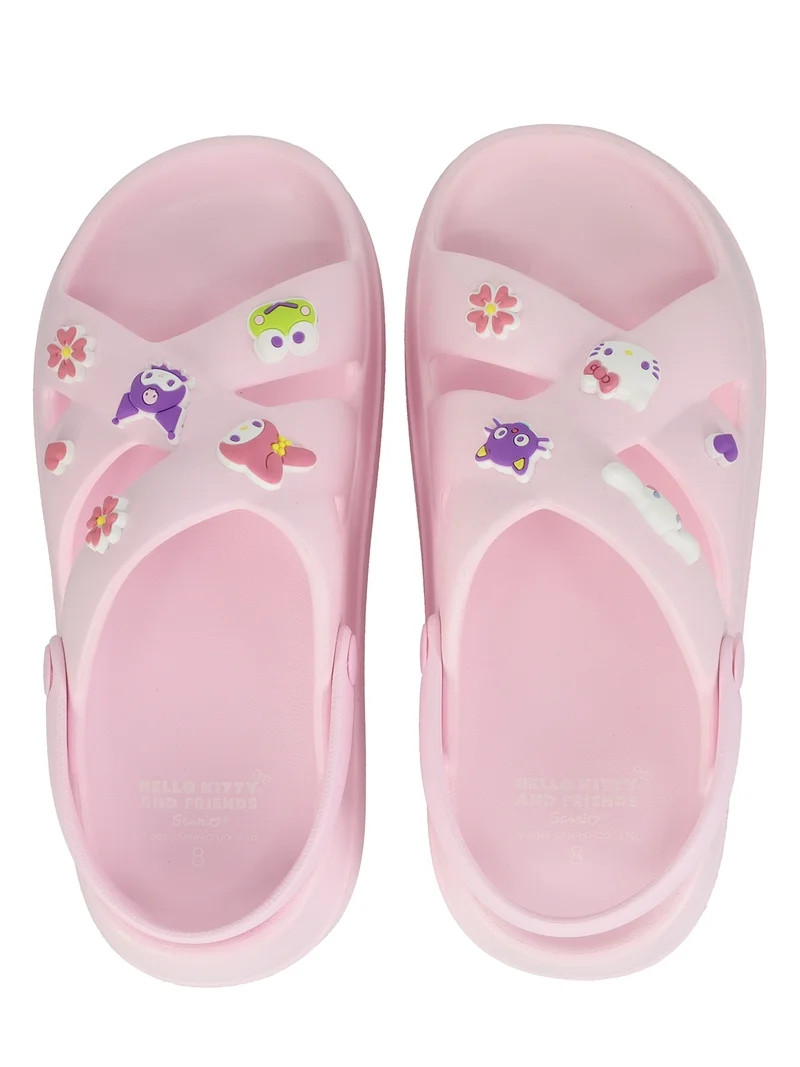 Hello Kitty by Sanrio Womens Criss-Cross Strap Platform Sandals | Walmart (US)