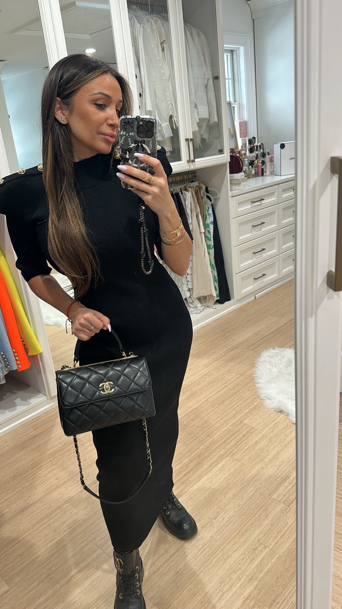 Knit black dress
One of my favs I wear on repeat 

#LTKgrwm #LTKootd #LTKOver40