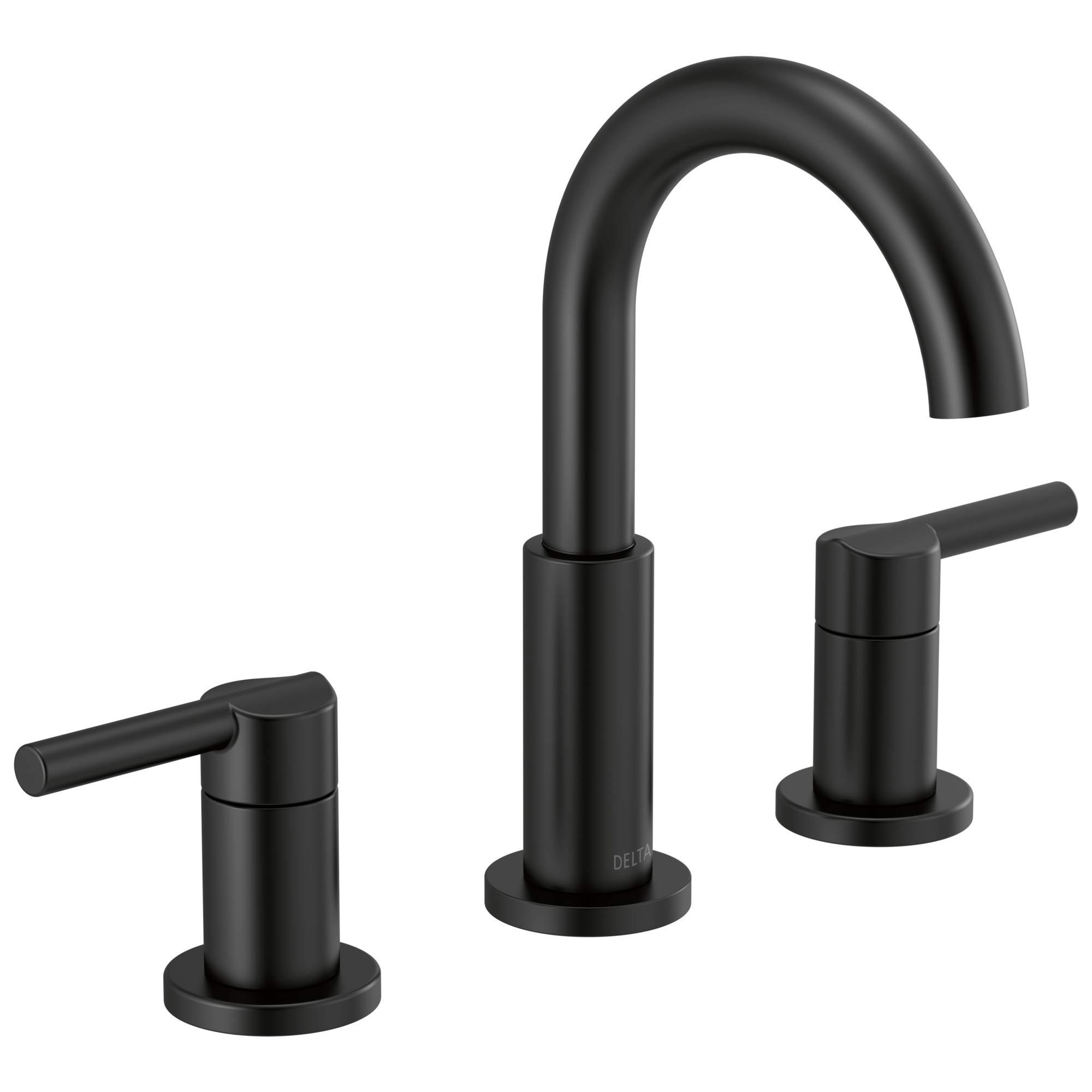 Delta Faucet Nicoli Widespread Bathroom Faucet 3 Hole, Matte Black Bathroom Faucet, Bathroom Sink... | Amazon (US)