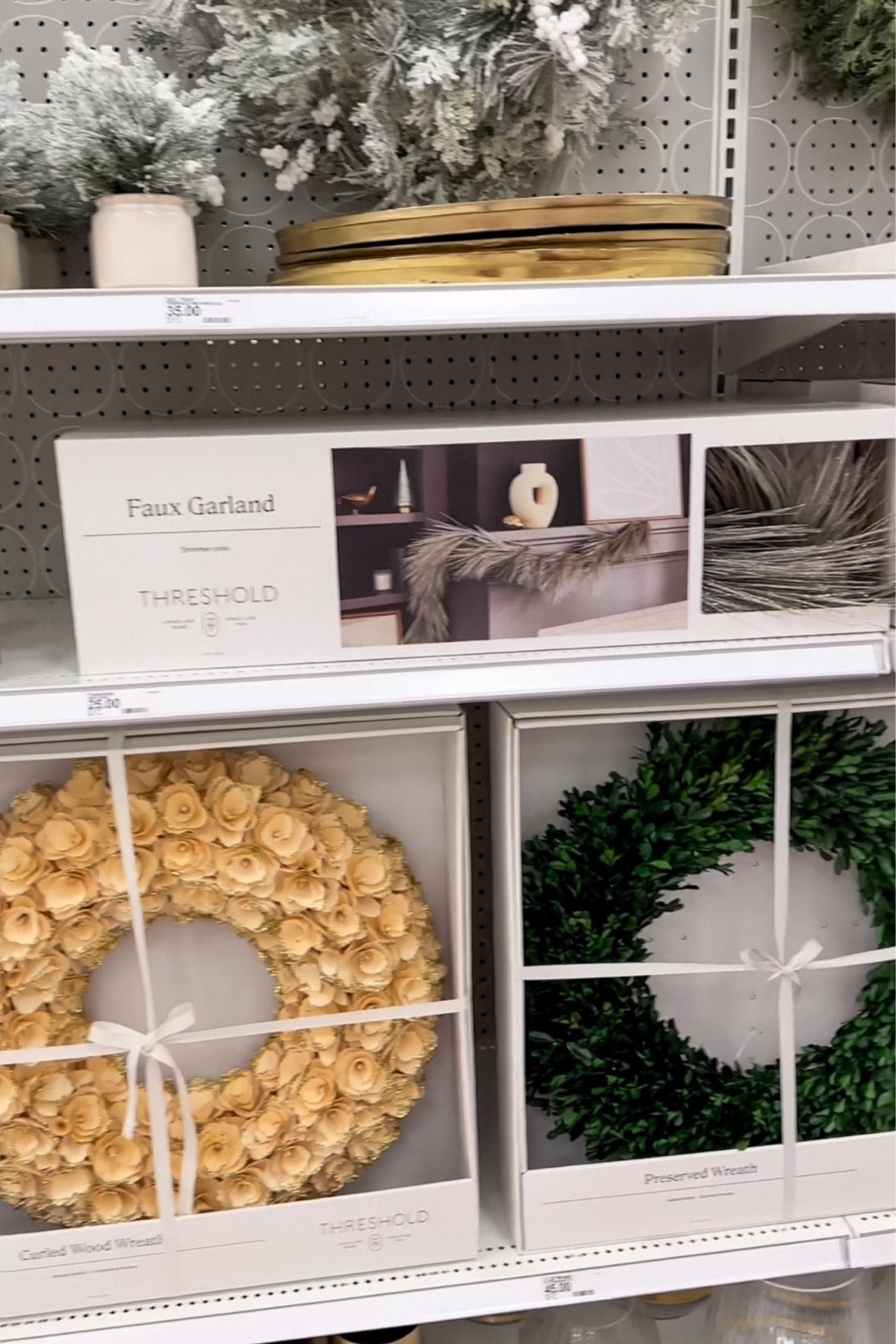 Target Decor
Target wreaths
Garland 