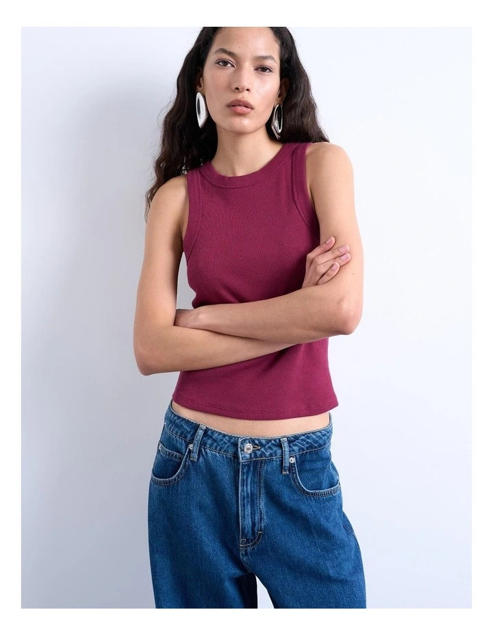 TOPSHOPMary Singlet in Red | Myer