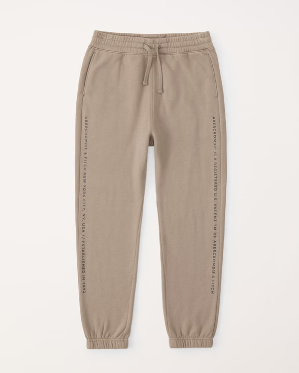 multi-logo joggers | Abercrombie & Fitch (US)