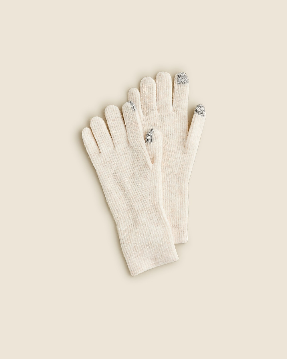 Ribbed tech-touch gloves in Supersoft yarn | J. Crew US