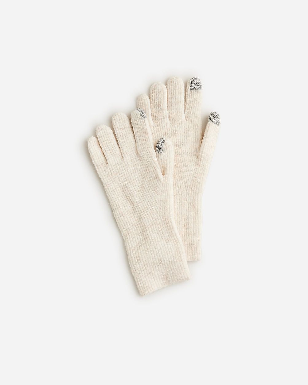 Ribbed tech-touch gloves in Supersoft yarn | J.Crew US