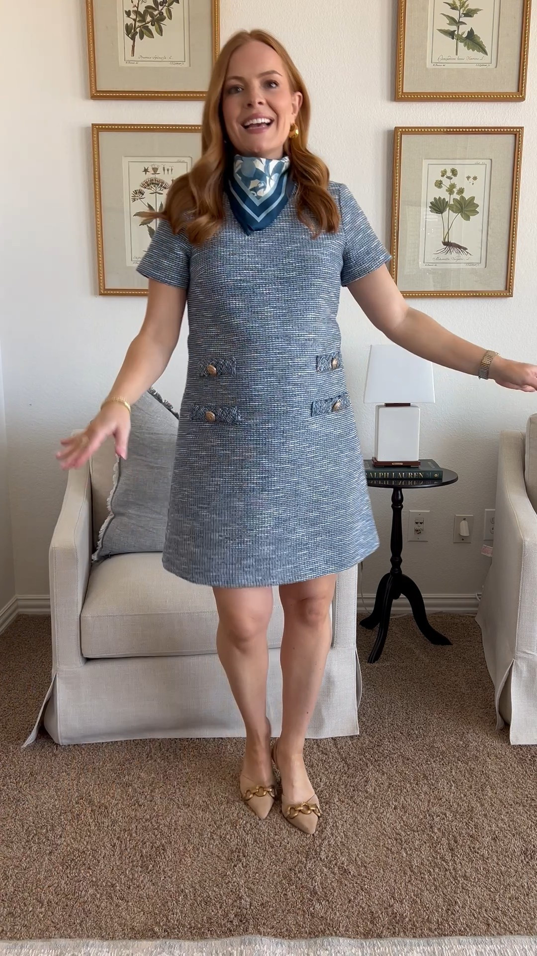 I will never get tired of styling this blue Tuckernuck dress! I’m so glad that it still fits over the bump. The silk scarf addition brings it to a whole new level for spring! 

#LTKWorkwear #LTKSeasonal #LTKWatchNow