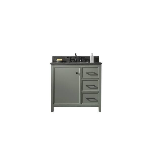 Legion Furniture 36" PEWTER GREEN SINK VANITY - On Sale - Overstock - 31590778 | Bed Bath & Beyond