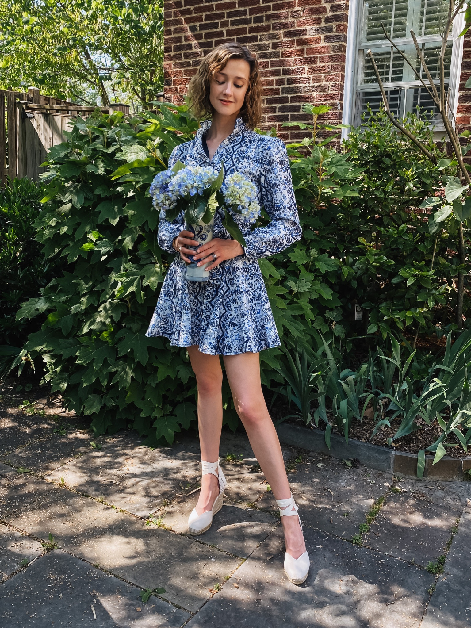 The prettiest blue floral dress will look great with your spring flowers! 

#LTKshoecrush #LTKstyletip #LTKSeasonal