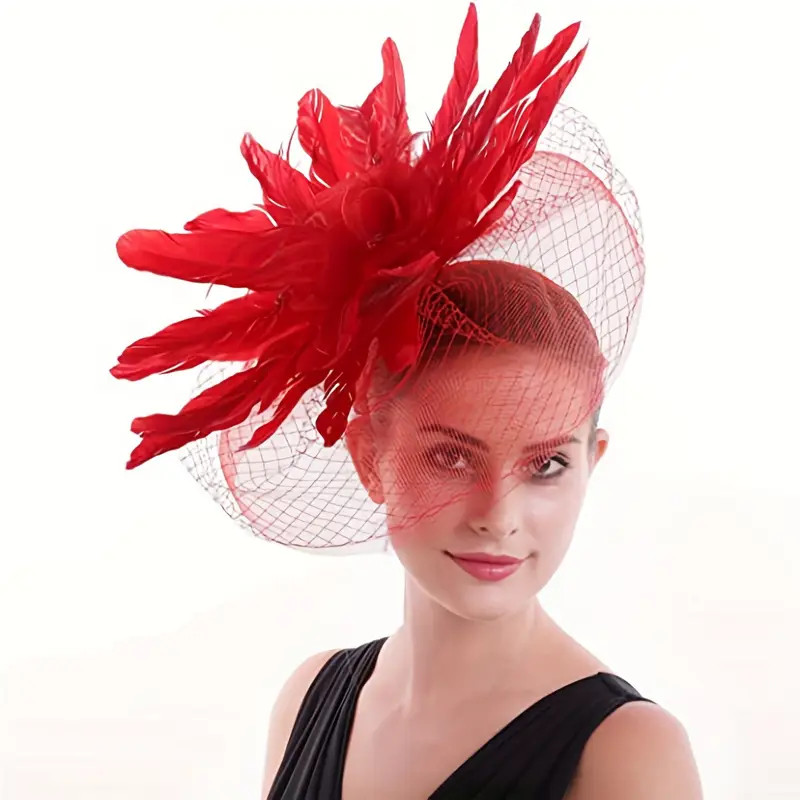 Vintage Fascinators Headwear Head Flower Net Tea Party - Temu | Temu Affiliate Program