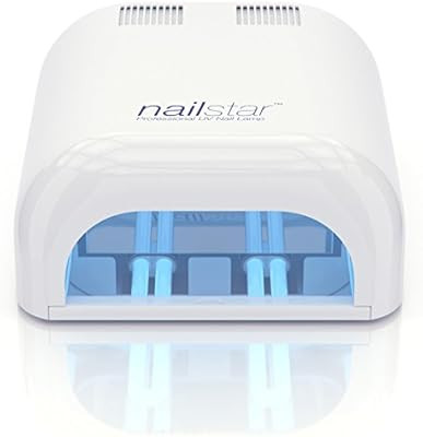 NailStar Professional 36 Watt UV Nail Dryer Nail Lamp for Gel with 120 and 180 Second Timers + 4 ... | Amazon (US)