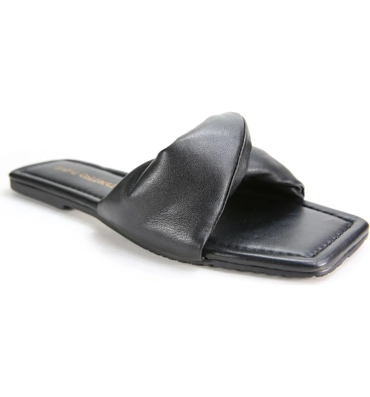 B*O*G COLLECTIVE Ivy Leather Twist Slide Sandal | Nordstrom | Nordstrom