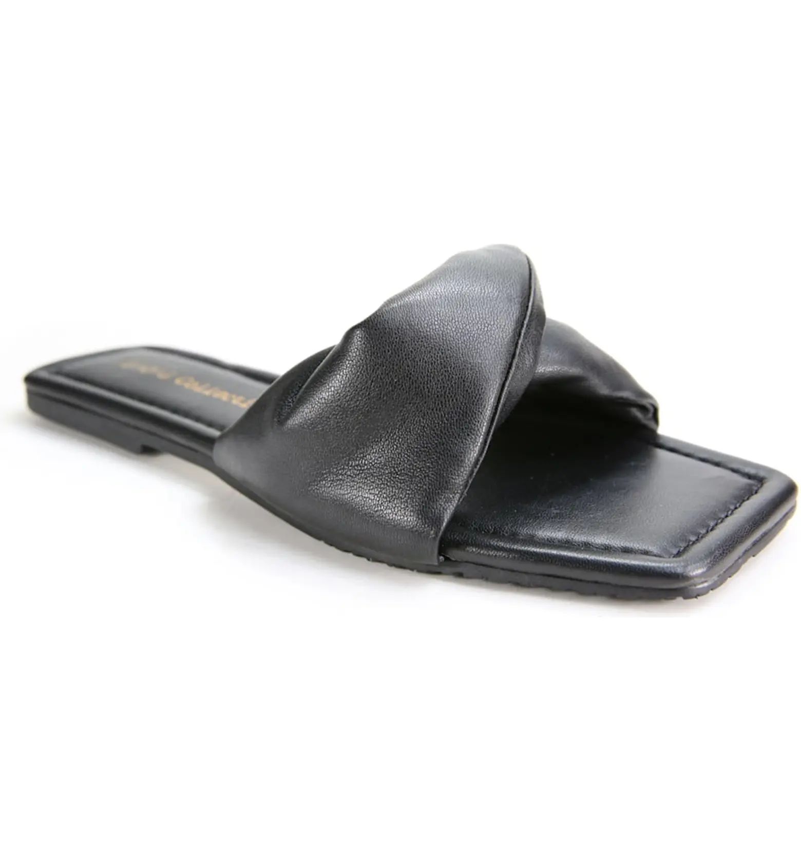 B*O*G COLLECTIVE Ivy Leather Twist Slide Sandal | Nordstrom | Nordstrom
