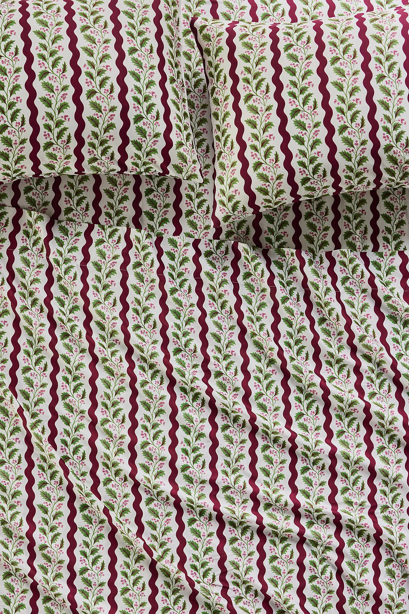 Organic Cotton Sateen Printed Sheet Set | Anthropologie (US)