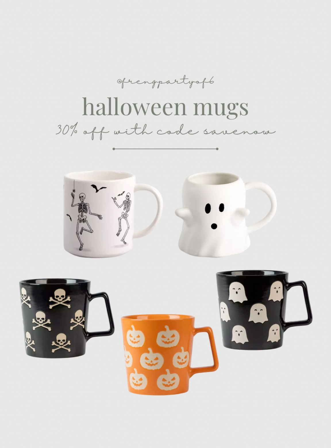 Halloween mugs 30% off with SAVENOW. Love the ghost ones!hbo

#LTKsalealert #LTKhome #LTKSeasonal
