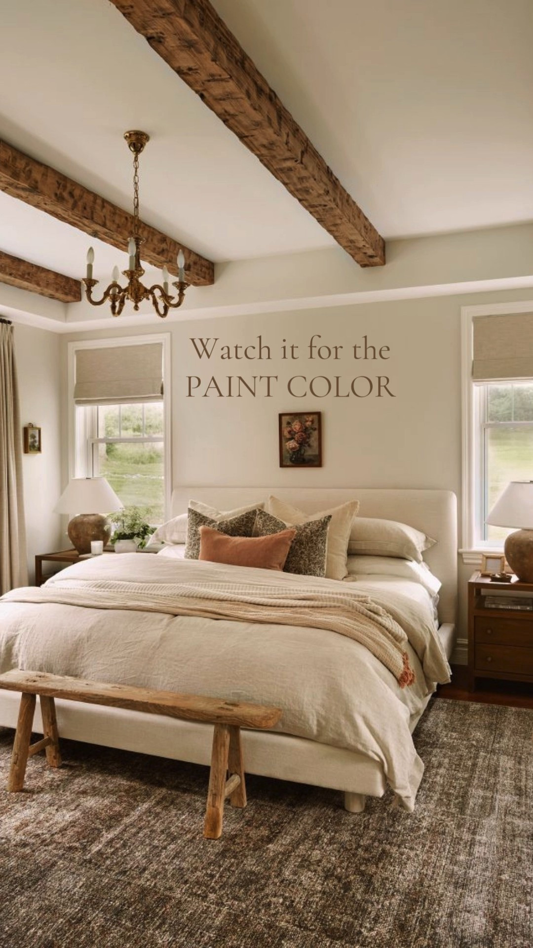 Primary bedroom paint color reveal 🤍

✨ Benjamin Moore Seapearl (OC-19)
A soft, warm off-white that feels serene, timeless, and perfect for bedrooms. It adapts beautifully to natural light and creates a calming backdrop for layered neutrals and cozy textures.

Tap to shop the look and explore the full home tour on Home Bunch.
🔗 https://www.homebunch.com/french-country-home-with-earth-tone-interiors/

Design: @AKBDesign
Photography: @sylvieli

#LTKHome #BedroomInspo #PaintColorIdeas #BenjaminMooreSeapearl #HomeBunch

#LTKSaleAlert #LTKHome #LTKvlog