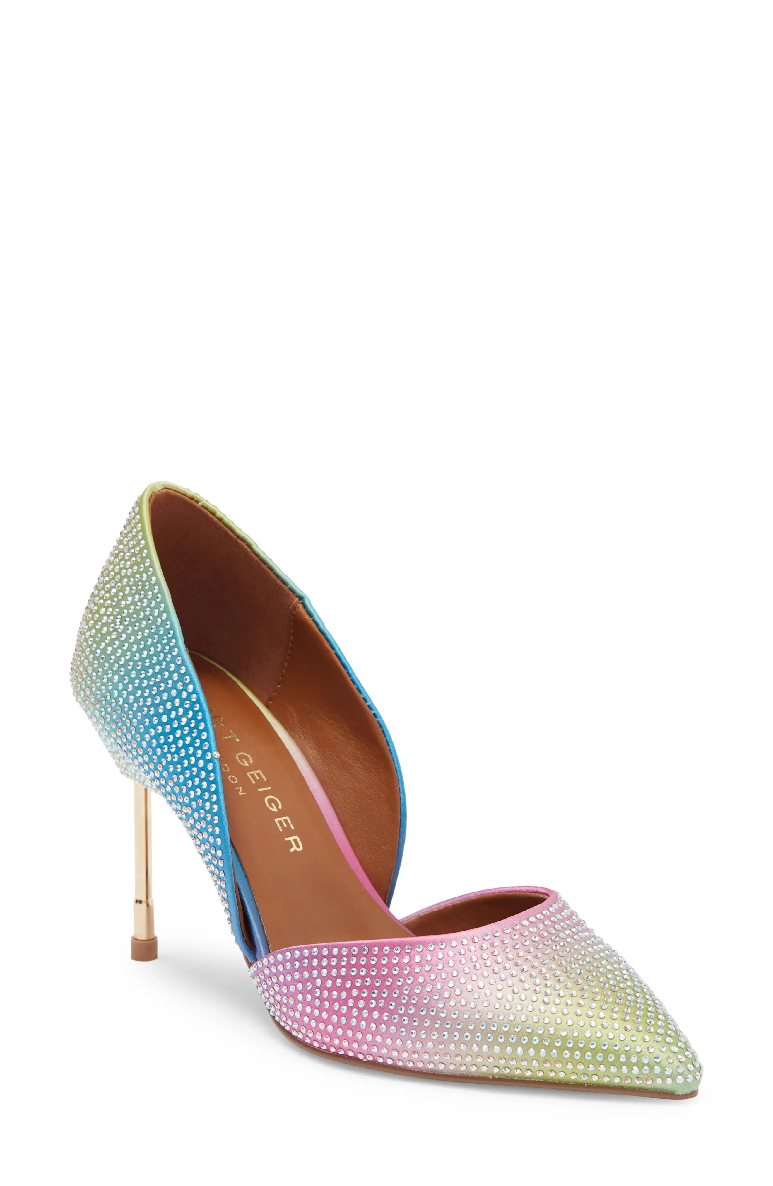 Kurt Geiger London Bond 90 d'Orsay Pump in Rainbow at Nordstrom, Size 6Us | Nordstrom