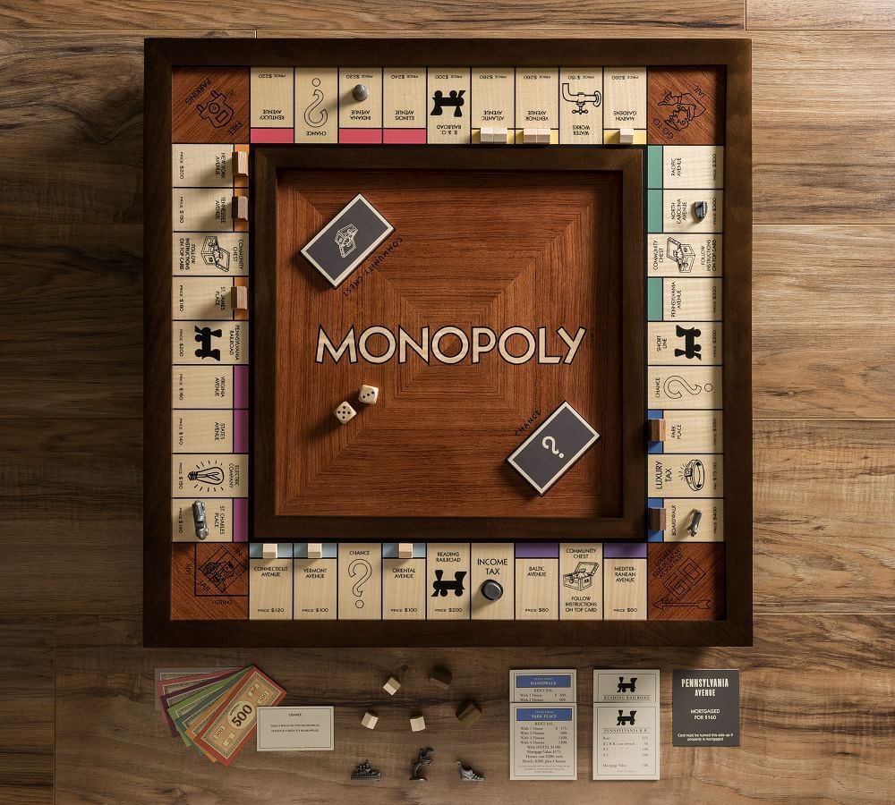 Monopoly Heirloom Edition Game, Wood | Pottery Barn (US)