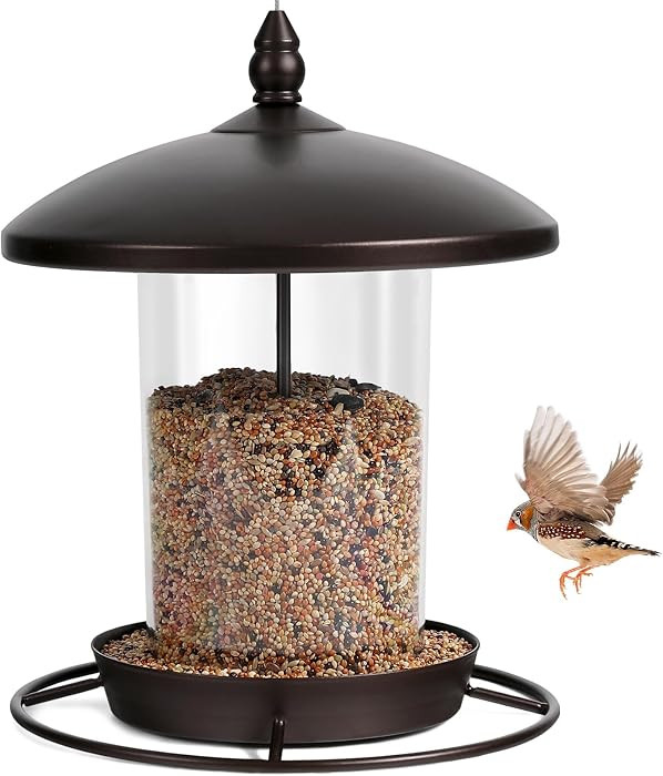 Metal Roof Bird Feeder - Chew Proof for Outdoor | Amazon (US)