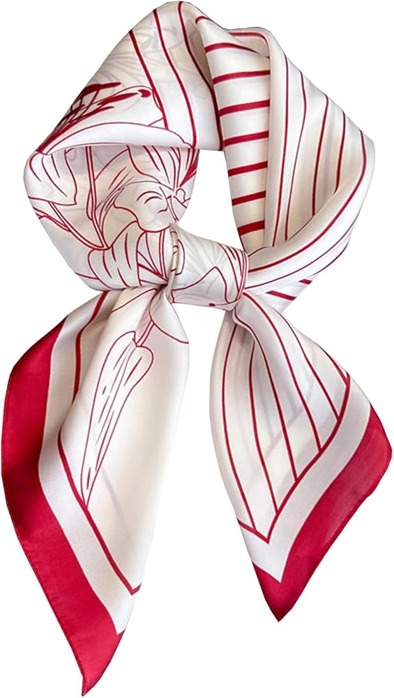 Neck Scarf For Womens Silky Head Scarves Hair Bandanas Square Scarf Fashion Accessories lightweig... | Amazon (US)