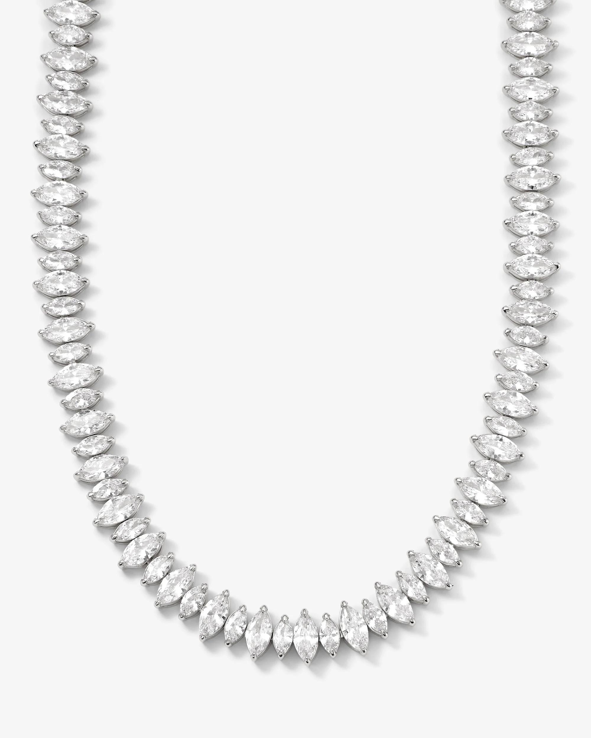 "She's So Fine" Choker - Silver|White Diamondettes | Melinda Maria Jewelry