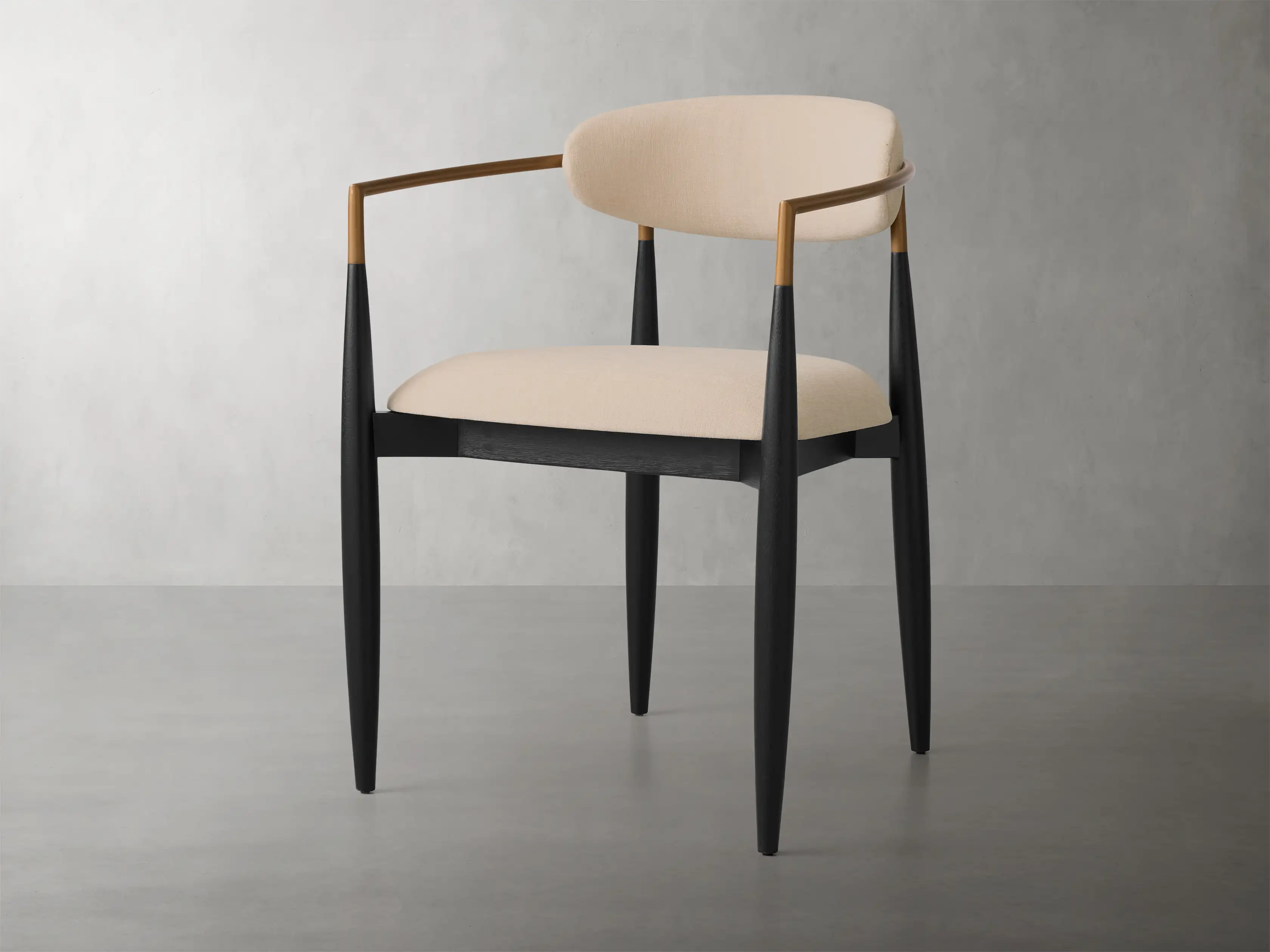 Jagger Dining Arm Chair in Avery Blush | Arhaus