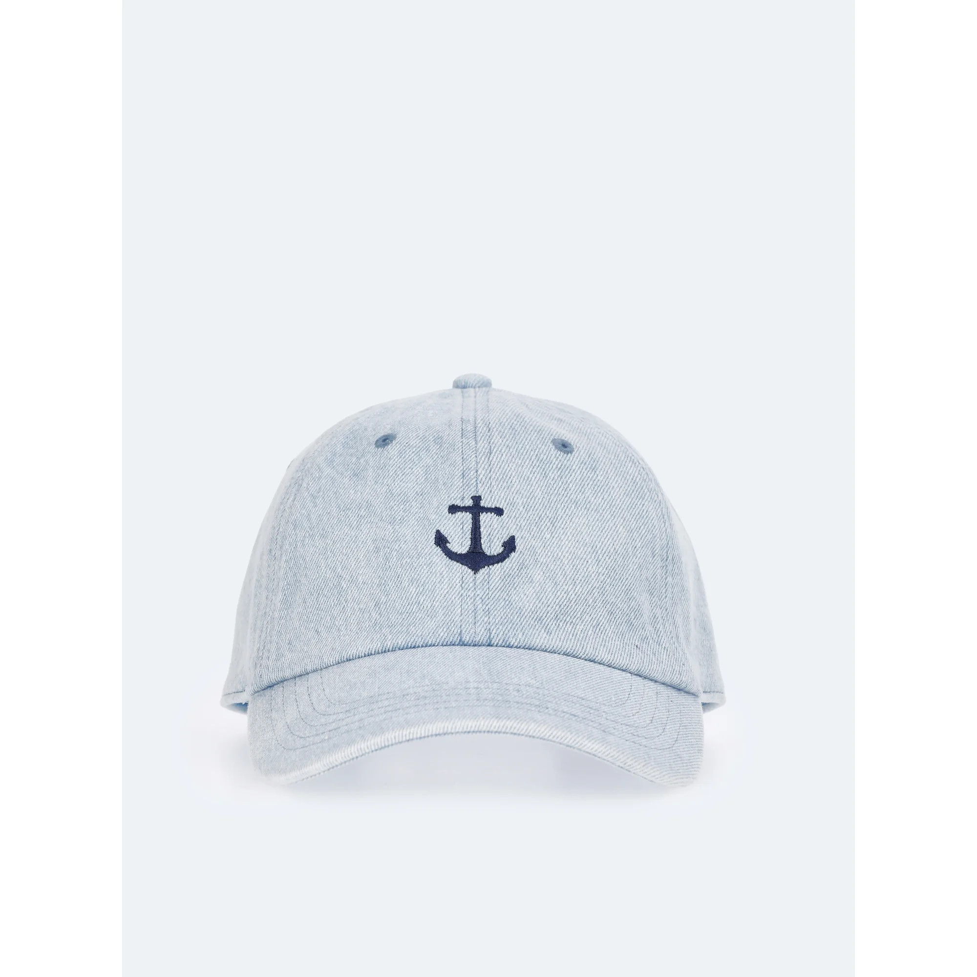 Time and Tru Women's Anchor Embroidered Baseball Hat, Blue | Walmart (US)