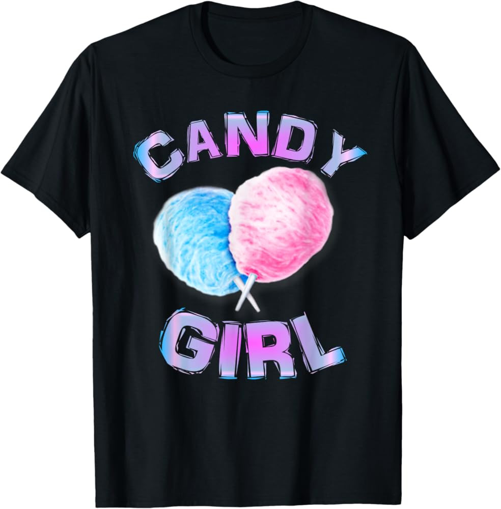 Cotton Candy Girl Cute Fun Girls Juniors Women Ages 3 to 63 T-Shirt | Amazon (US)