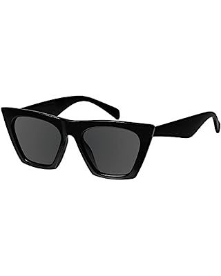 OLIEYE Vintage Square Cat Eye Sunglasses Women Fashion Small Cateye Sunglasses | Amazon (US)
