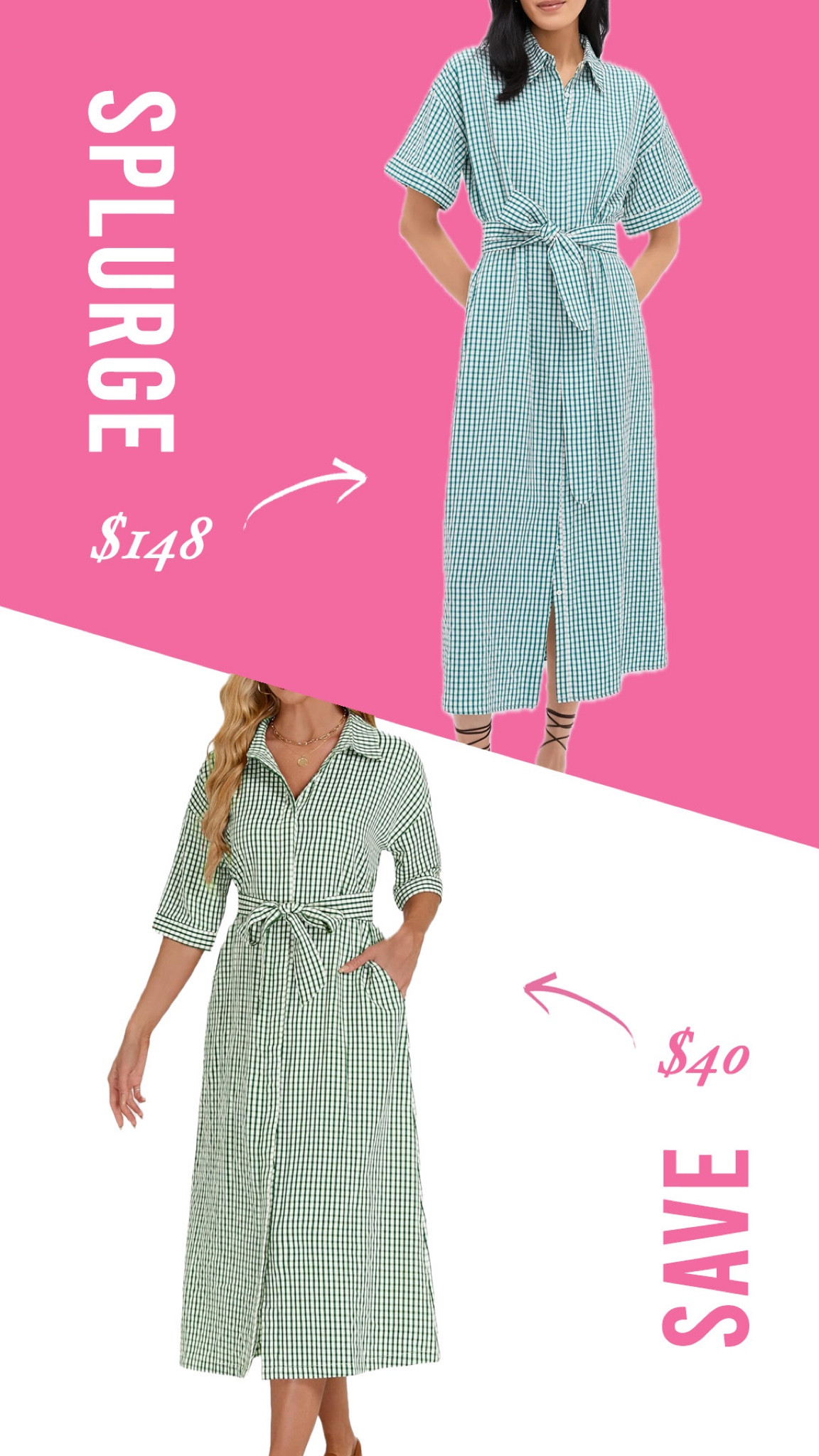 Save vs. Splurge | Hi Sugarplum! #sugarplumstyle #savevssplurge 

#LTKFindsUnder50 #LTKOver40 #LTKSeasonal