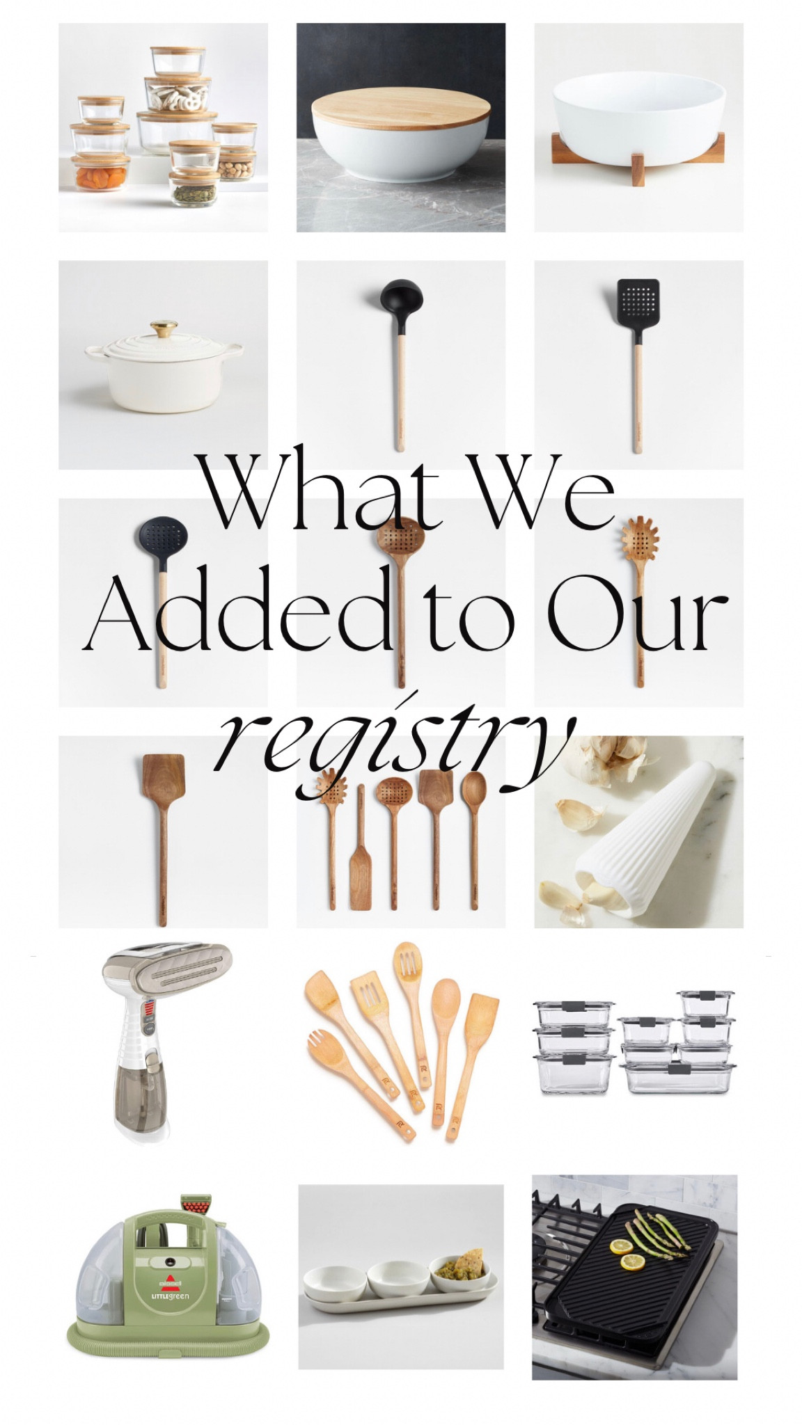 Sharing our registry finds from Crate & Barrel, Williams Sonoma, Pottery Barn, West Elm, and Amazon! 


#LTKwedding #LTKhome #LTKFind
