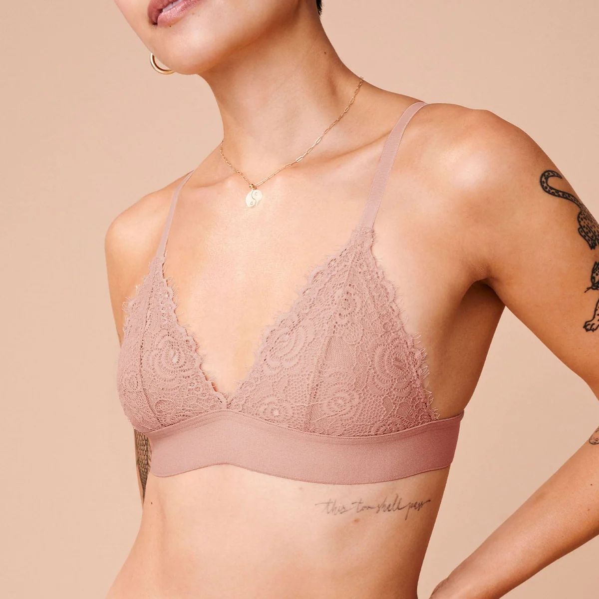 Everyday Lace Bralette Sienna Rose | Pepper